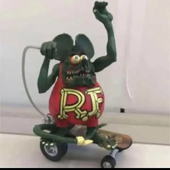 ラットフィンクのフィギュア3体 希少 ラットフィンク オイル缶工具 WACKY WOBBLER フィギュア 3